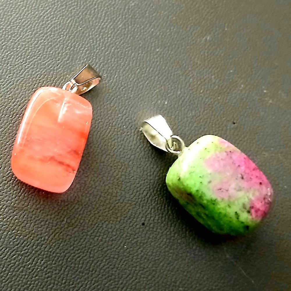 Pair of Gemstone Charms